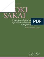 Pequena Biblioteca de Ensaios Naoki Sakai Zazie Edicoes 2021 Sitei