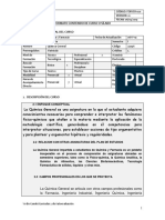 Silabo Química General Formalizado Fcia2021-1for-Do-020 Formato Contenido de Curso Ult Ult 2021-I o Sílaboult - Ult.