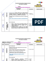 Planeacion 1° Semana de Julio