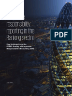 Corporate Responsibility Reporting in The Banking Sector