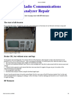 Concise  for Motorola R2600B Radio Communications Analyzer Repair Document