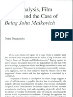 Being John Malkovich: Psychoanalysis, Film Theory, and The Case of