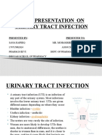 Case Presentation on Urinary Tract Infection