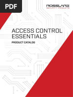 RSP Access Control Essentials Mini-Catalog 2018