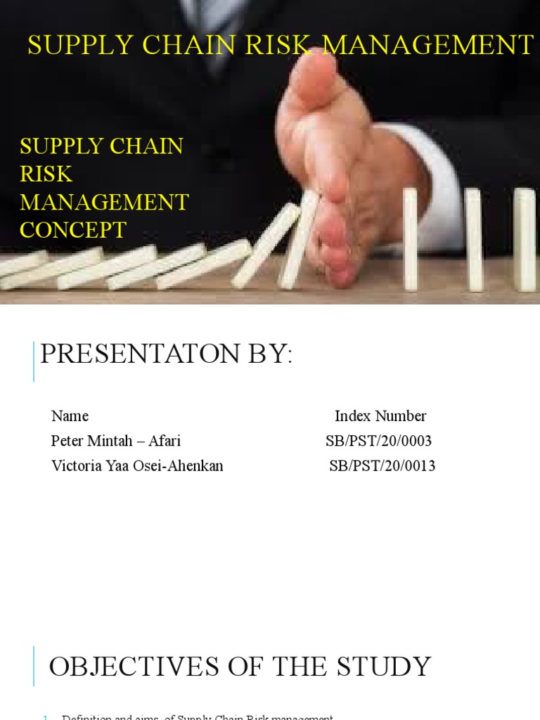 Supply Chain Risk Management Overview | PDF | Risk | Risk Management