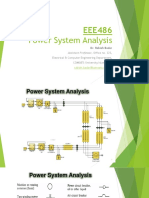 Power System Analysis: Electrical & Computer Engineering Department, COMSATS University Islamabad