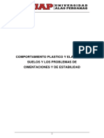 Comportamiento Plastico y Elastico de Suelos y Los Problemas de Cimentaciones y de Estabilidad