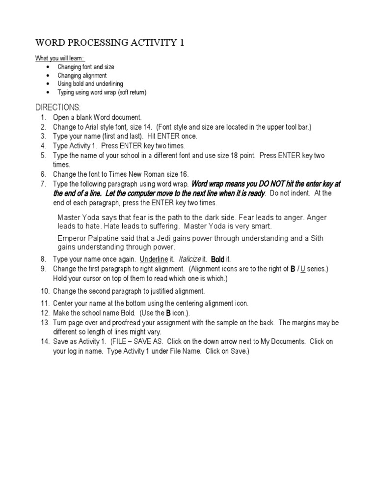Activity 1 | PDF