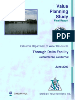 Value Planning Study: Through Delta Facility