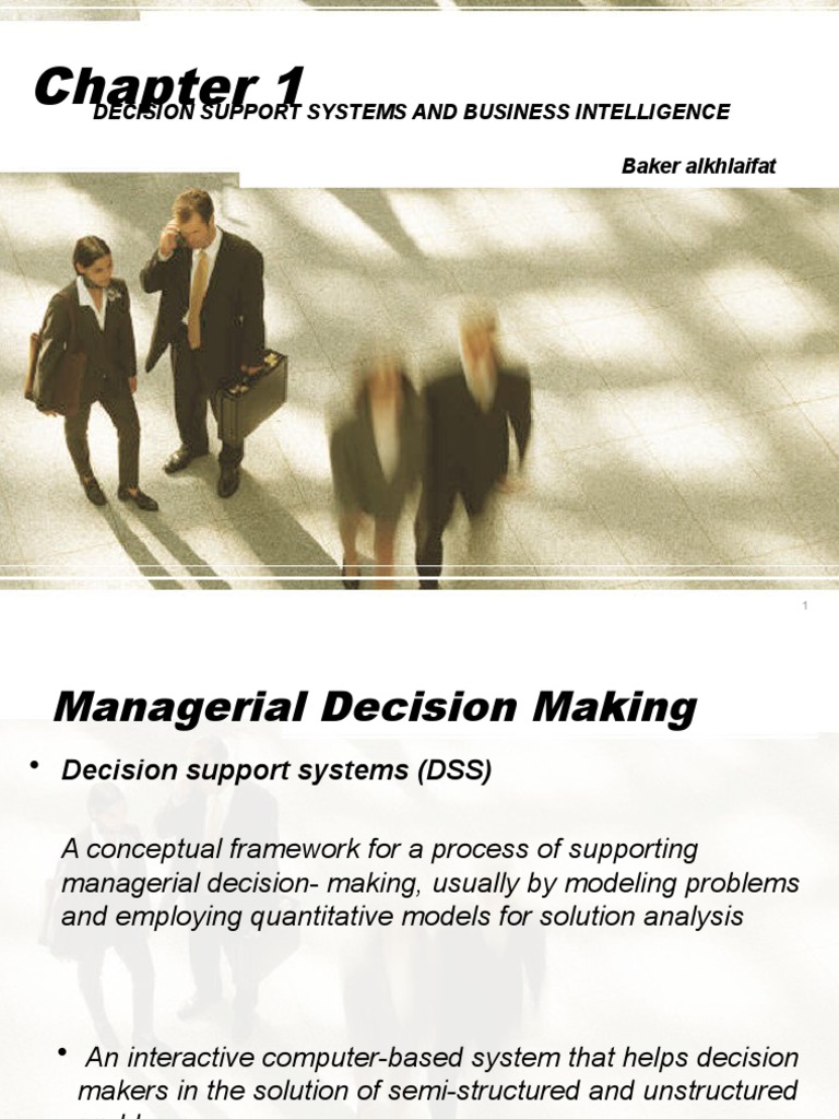 Decision Support Systems in Business | PDF | Business Intelligence ...