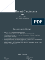 Male Breast Carcinoma Epidemiology, Risk Factors, Presentation, Imaging, Treatment and Prognosis