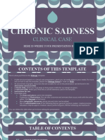 Chronic Sadness Clinical Case by Slidesgo