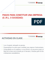 Pasos para Constituir Una Empresa (E