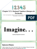 Rational Numbers - Integers & Decimals