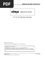 Middleware Services: Operations Guide