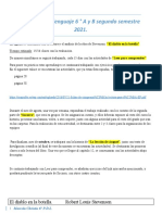 Prácticas del lenguaje 6° A y B: Lectura y análisis de El diablo en la botella