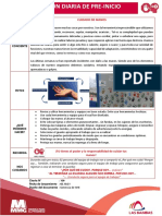 Charla Diaria de Pre Inicio N 199-Cuidado de Manos