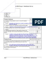 Filenet BPM Project Satisfaction Survey