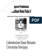 Menentukan Tetapan Hidrolisis Secara Potensiometri