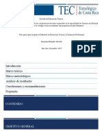 Estrategias de formación permanente de las competencias docentes requeridas en la especialidad de Turismo en Hotelería y Eventos Especiales de colegios técnicos mediante una propuesta de plan formativo.