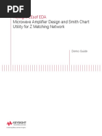 Microwave Amplifier Design and Smith Chart Utility For Z Matching Network Using ADS