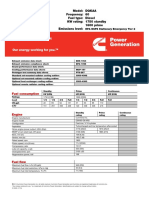 H Generator Set Data Sheet