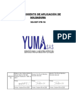 Procedimiento de Soldadura