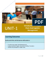 1551086622373840585unit 1introduction To Supply Chain and Logistics Management