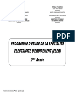 Programmes D'études de 2ème A ELEQ