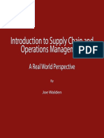 Introduction To Supply Chain and Operations Management (Joe Walden)