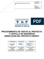 PROCEDIMIENTO DE VISITAS AL PROYECTO Y CARTILLA DE SEGURIDAD v2