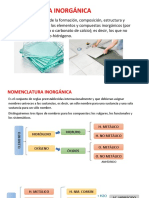 Química inorgánica: estudio de elementos y compuestos sin enlaces C-H