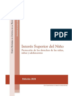 Somosunoslibrosjurídicos - Interés Superior Del Niño, Protección de Los Derechos de Las Niñas, Niños y Adolescentes - Csjn - 2020 - 80 Páginas.