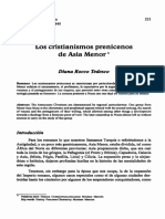 Rocco Tedesco, Diana. 2006. Los Cristianismos Prenicenos de Asia Menor