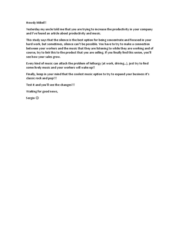 Productivity at Work, Email | PDF | Career & Growth | Self-Improvement