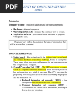 Components of Computer System