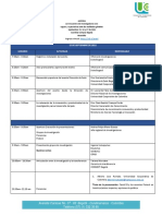 Agenda Evento de Investigaciones Bogotá Septiembre 2021.