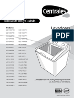 Manual Lavadora Centrales