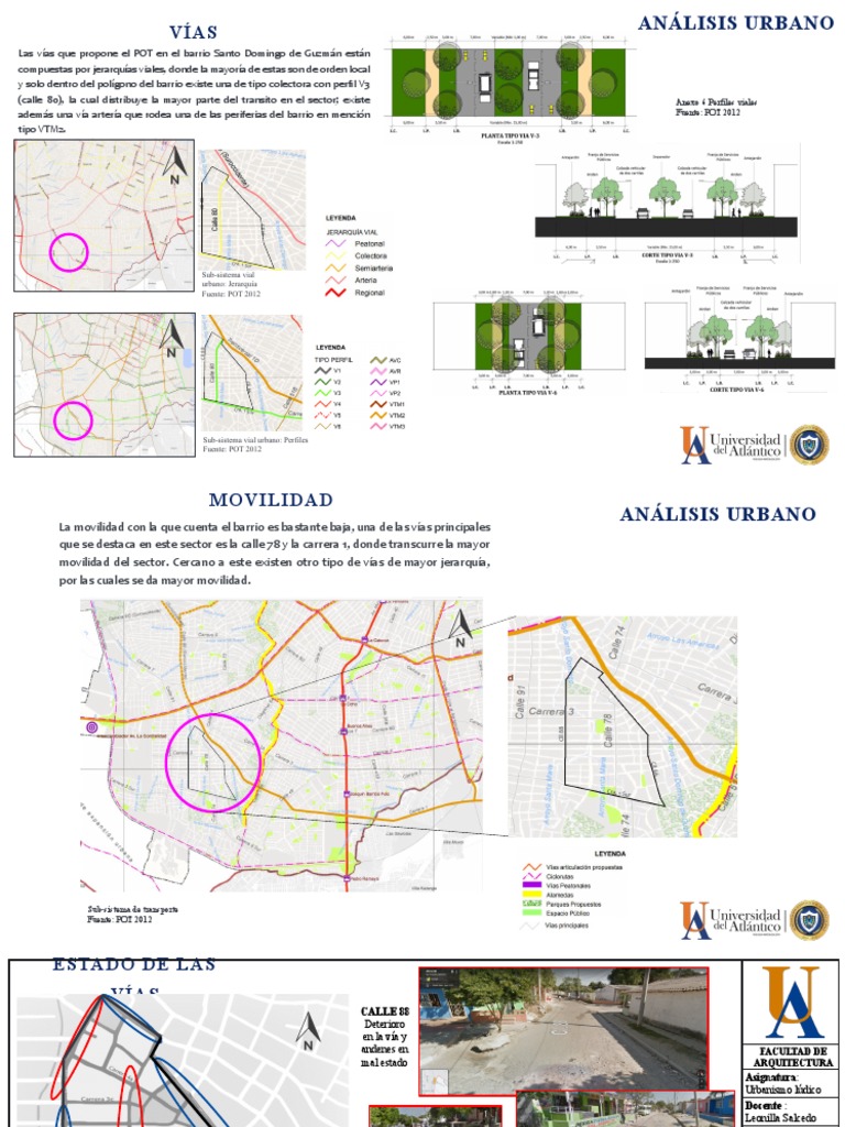 ANÁLISIS URBANO | PDF | Transporte | Transporte de tierra