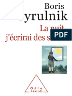 Boris Cyrulnik - La Nuit, Jécrirai Des Soleilss