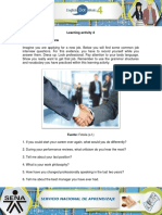 Learning Activity 4 Evidence: Job Interview: Fuente: Fotolia (S.F.)