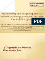 Harmonizing and Integrating Research On Food Technology, Safety and Nutrition: The SAFES Approach