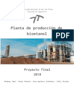Planta de Produccion de Bioetanol