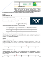 Matemática na reta numérica