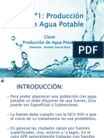 Presentación N°3 - Producción de Agua Potable