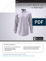 Men'S Long Sleeve Shirt Mock-Up: 5 .PSD Files
