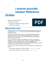 Rules To Ensure Accurate Post Processor Reference Guides