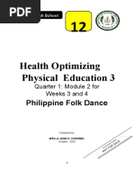 Health Optimizing Physical Education 3: Philippine Folk Dance