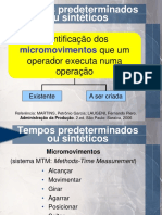 Engenharia de Metodos-AULA 05 Tempos Sinteticos v1