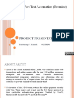 Transfort Test Automation (Bromine) : Project Presentation